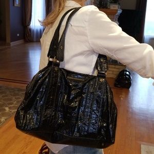Black Matt & Nat shoulder purse